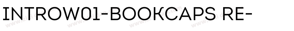 IntroW01-BookCaps Re字体转换